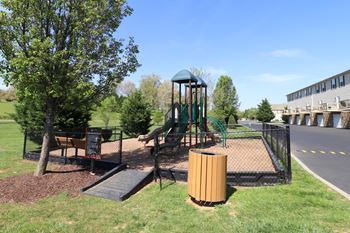 Playground with soft surface